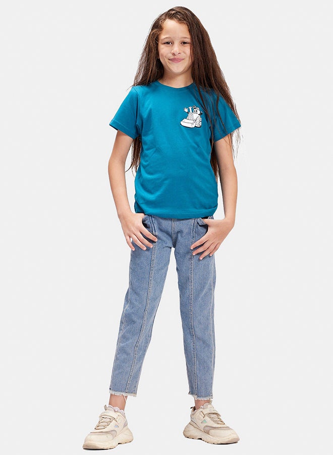 In Your Shoe Build n Break Printed Kids Tee - Image 1