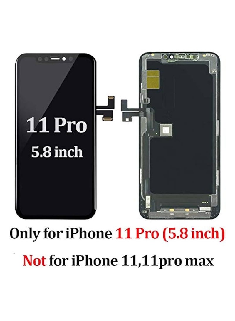 zy LCD Screen Replacement For iPhone 11 Pro Best quality Black  - Image 4