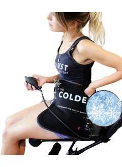 THE COLDEST WATER The Coldest Hip Ice Pack - Stiff Back & Hip Compression Wrap w/Coldest Webbing Technology for Faster Recovery - Reusable Ice Packs for Injuries, Inflammation, Swelling, Surgery Arthritis & More 