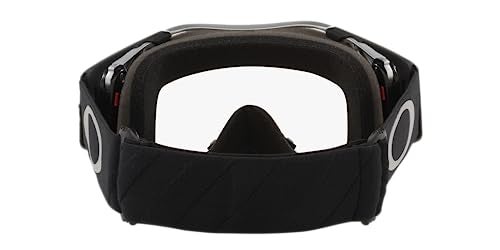 Oakley Airbrake MX Tuff Blocks Black Gunmetal w/Clear - Image 4