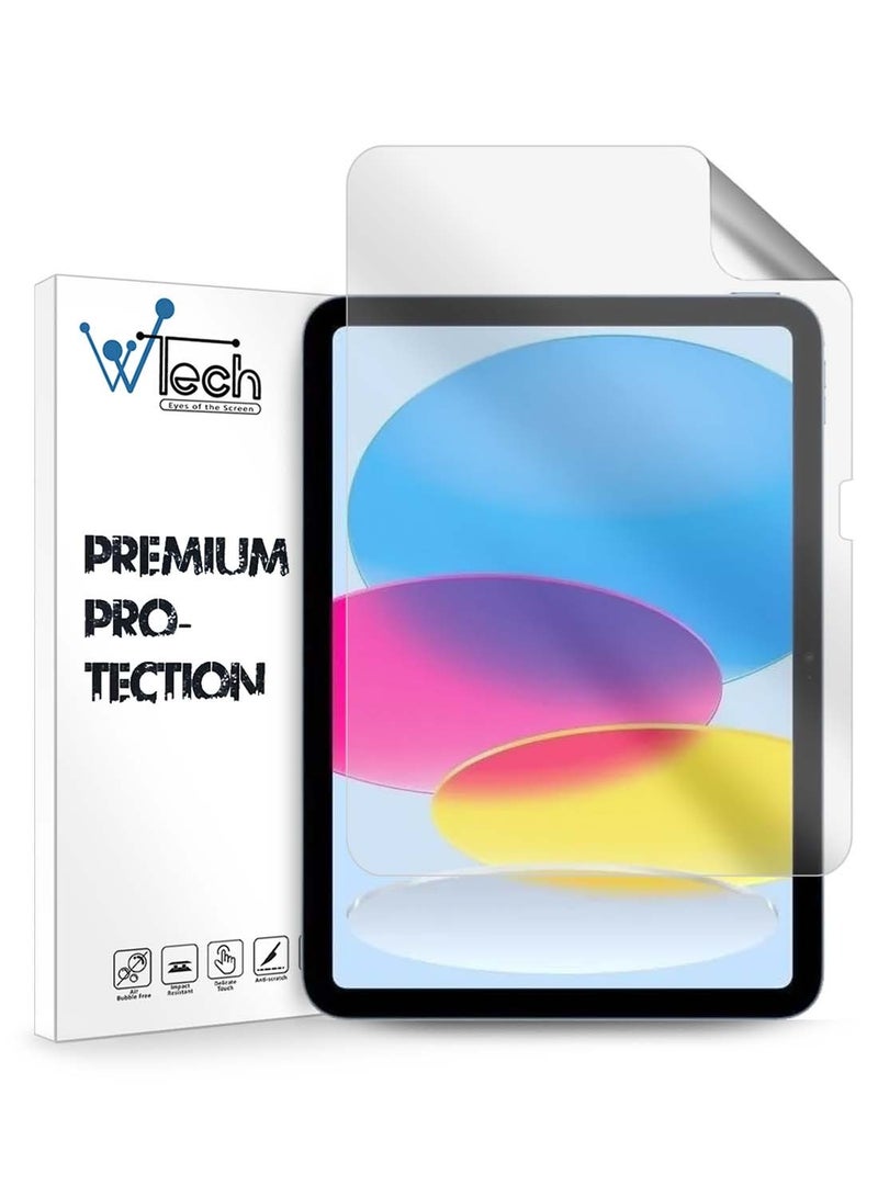 Wtech Apple iPad 2025 (11th Generation) A16 10.9 inch Wtech Premium Pure Hydrogel Matte Film Thin and Flexible Screen Protector (TSHFMN) - Clear - Image 1