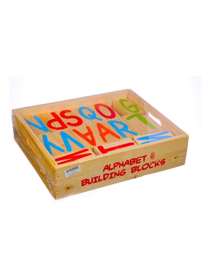 Skillofun Skillofun Wooden Alphabet Blocks, Multi Color - Image 1