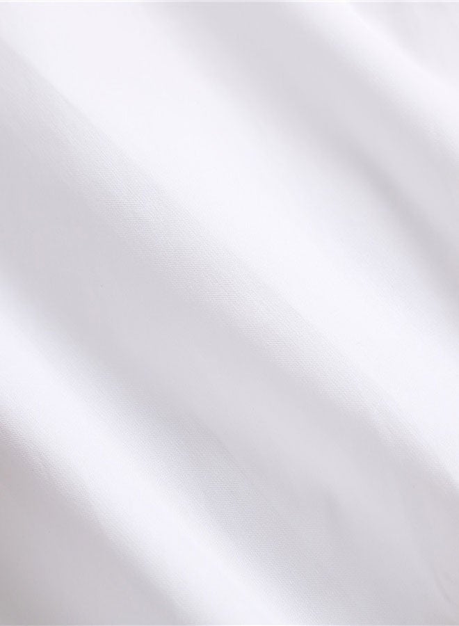 HAWAWA 2 Pieces Cotton Fake Collar Detachable Collar for Women Half Shirts Half False Blouse Dickey False Collar for Women White - Image 3