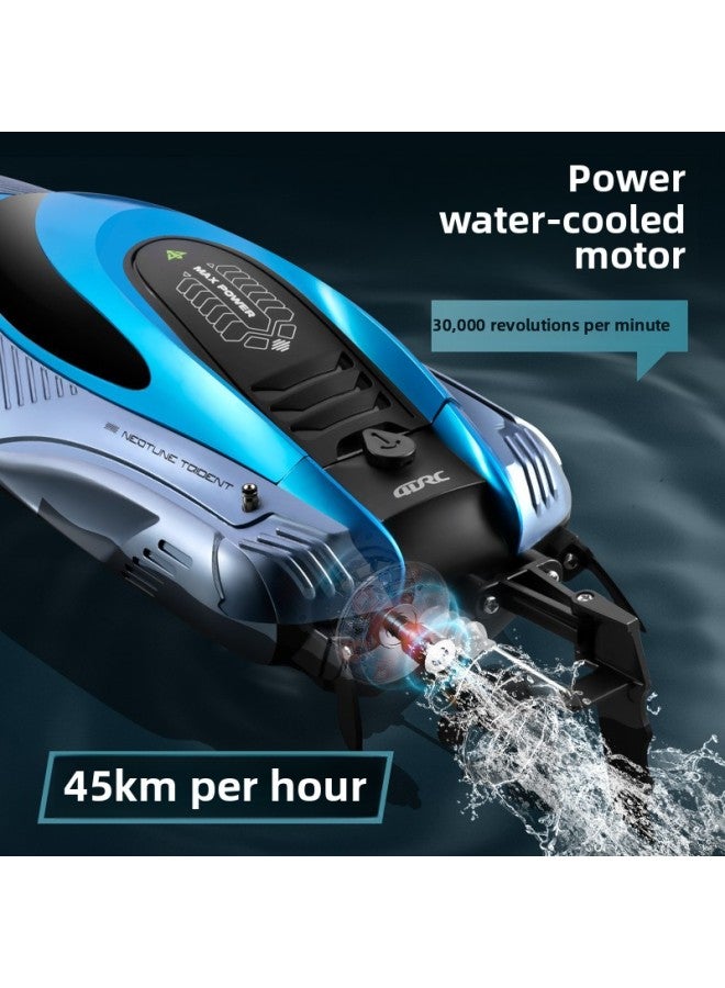 S3 Ultra-long Endurance Remote Control Boat High-speed Remote Control Speedboat 360 Rotating Children's Electric Boat Model Toy-Color:Backup Battery  - Image 4