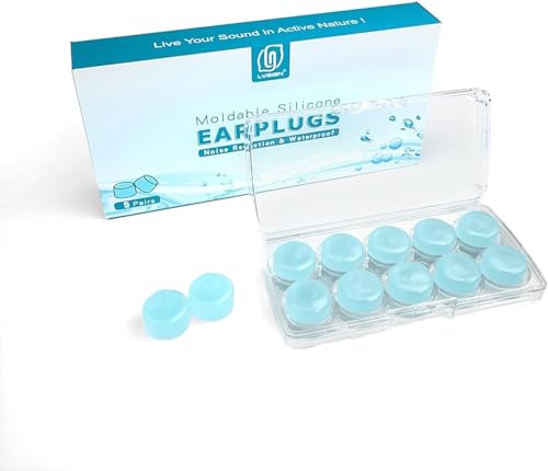LYSIAN Ultra Soft Moldable Ear Plugs for Sleeping and Swimming Adults and Kids Reusable Noise Cancelling Earplugs for Sound Blocking Snoring Study - Image 2