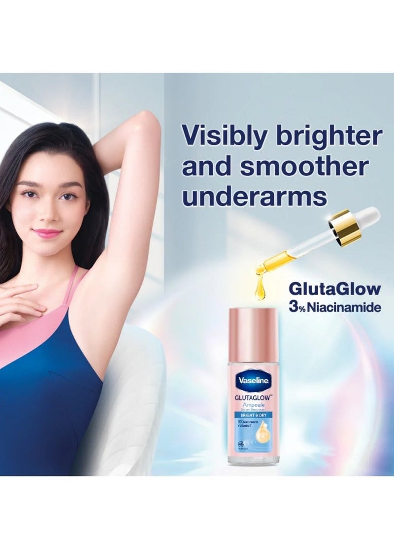 Vaseline Glutaglow Bright And Dry Ampoule Serum Deodorant 45 ML - Image 2