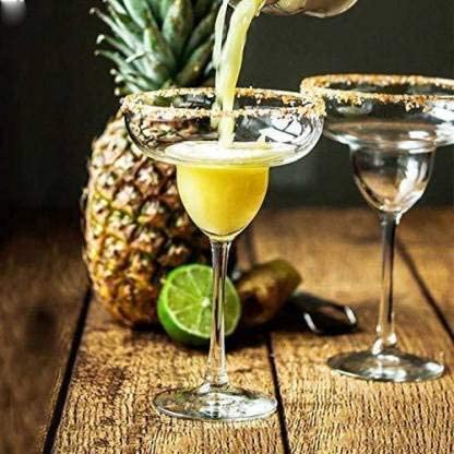 RAHAS Crystal Clear Margarita Cocktail Wine Glasses 200 ML 2 Pcs - Image 2