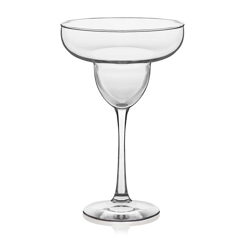 RAHAS Crystal Clear Margarita Cocktail Wine Glasses 200 ML 2 Pcs - Image 3