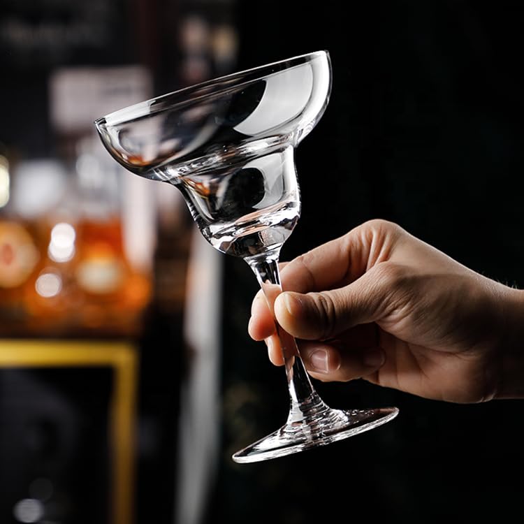 RAHAS Crystal Clear Margarita Cocktail Wine Glasses 200 ML 2 Pcs - Image 5