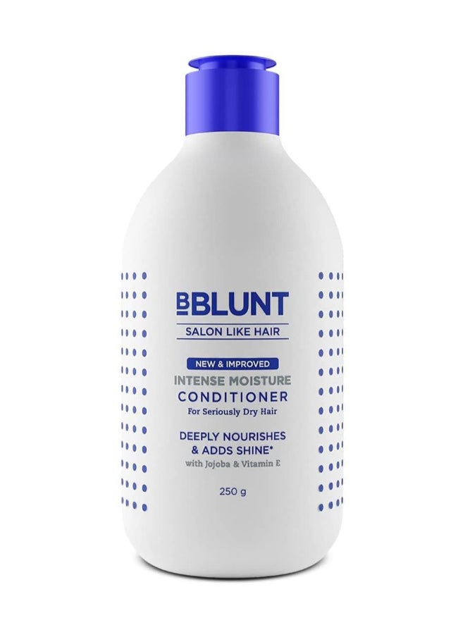 BBLUNT Intense Moisture Conditioner with Vitamin E & Jojoba for Dry & Frizzy Hair - 250 g 