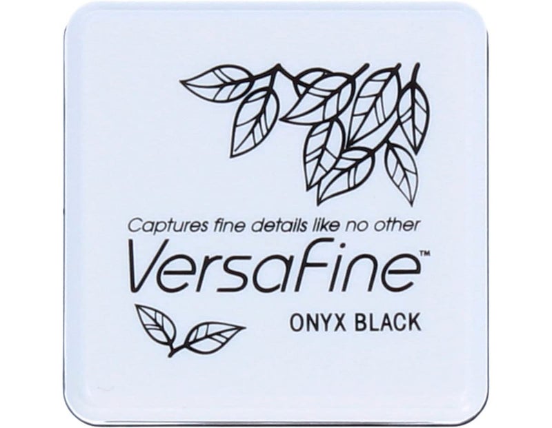 Tsukineko Versafine Small Pads Instant Dry Pigment Ink, Onyx Black, One Size - Image 1