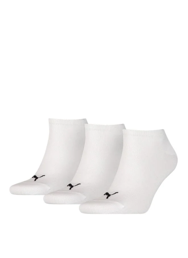 Puma Unisex Plain Sneaker Trainer Socks 3 Pack