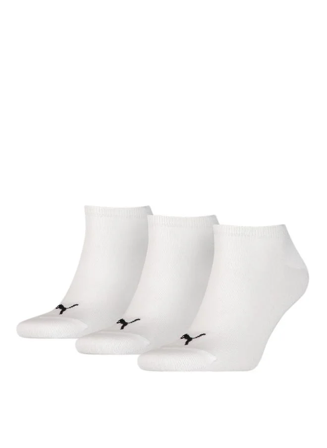 Puma Unisex Plain Sneaker Trainer Socks 3 Pack