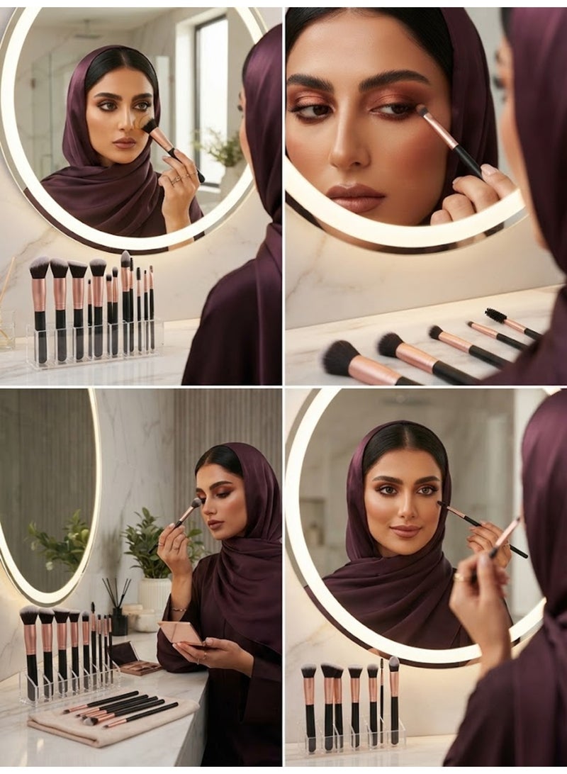 لو.بيبي.في  طقم فرش مكياج متعددة الاستخدام من 14 قطعة - Image 2
