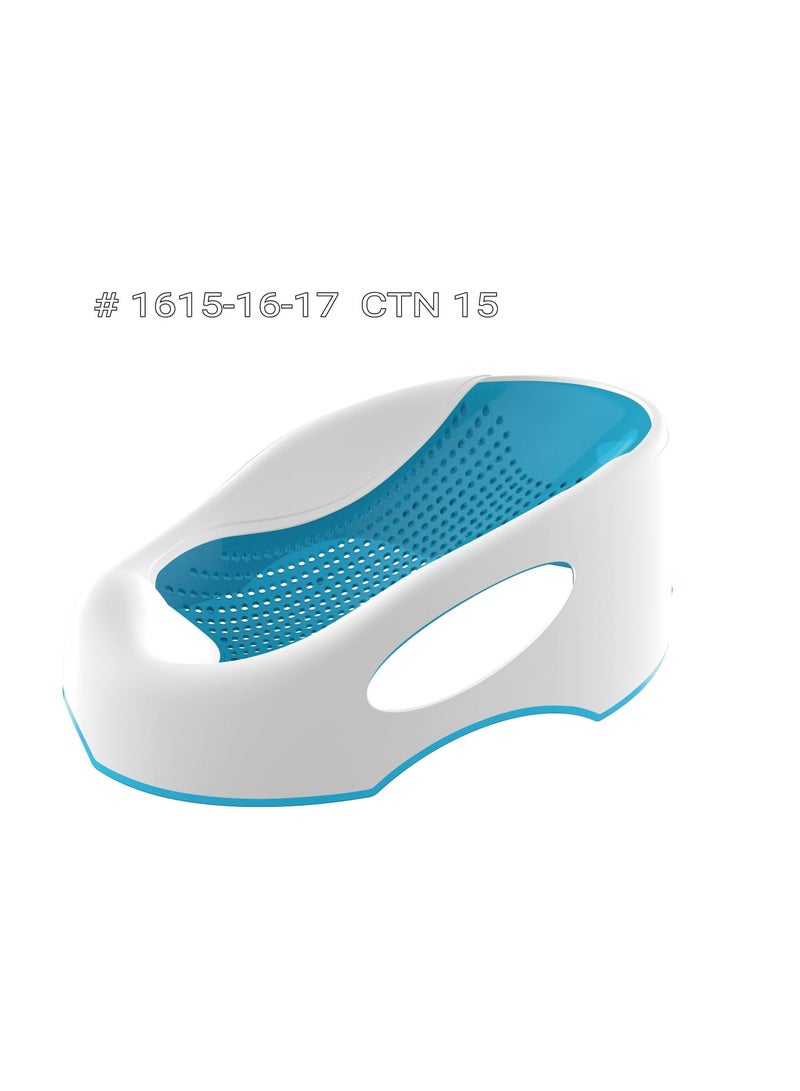 مقعد استحمام آمن للأطفال الرضع، غير قابل للانزلاق، مع مسند للرأس - من 3 إلى 6 أشهر - Image 1