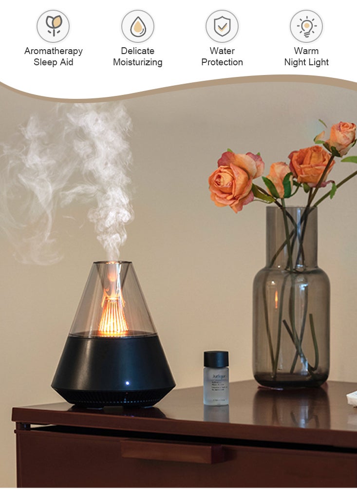 Perfii Premium Ultrasonic Cool Mist Humidifier with 150ml Water Tank Whisper-Quiet Operation, Auto Shut-Off, Ideal for Bedroom, Baby Nursery and Plants  - Image 3