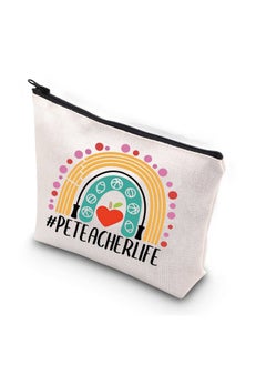 WCGXKO Physical Education Gift Coach Zipper Pouch Makeup Travel Bag PE Teacher Gift (PE teacher)  - Image 1