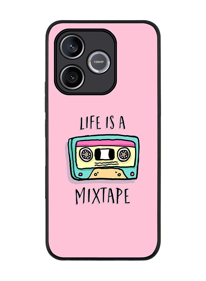 Stylizedd For Honor 600 Lite / 500 Smart / Honor X80i Case,Slim fit Camera Protection, Shockproof Thin Phone cover  - Life is a mixtape - Image 1