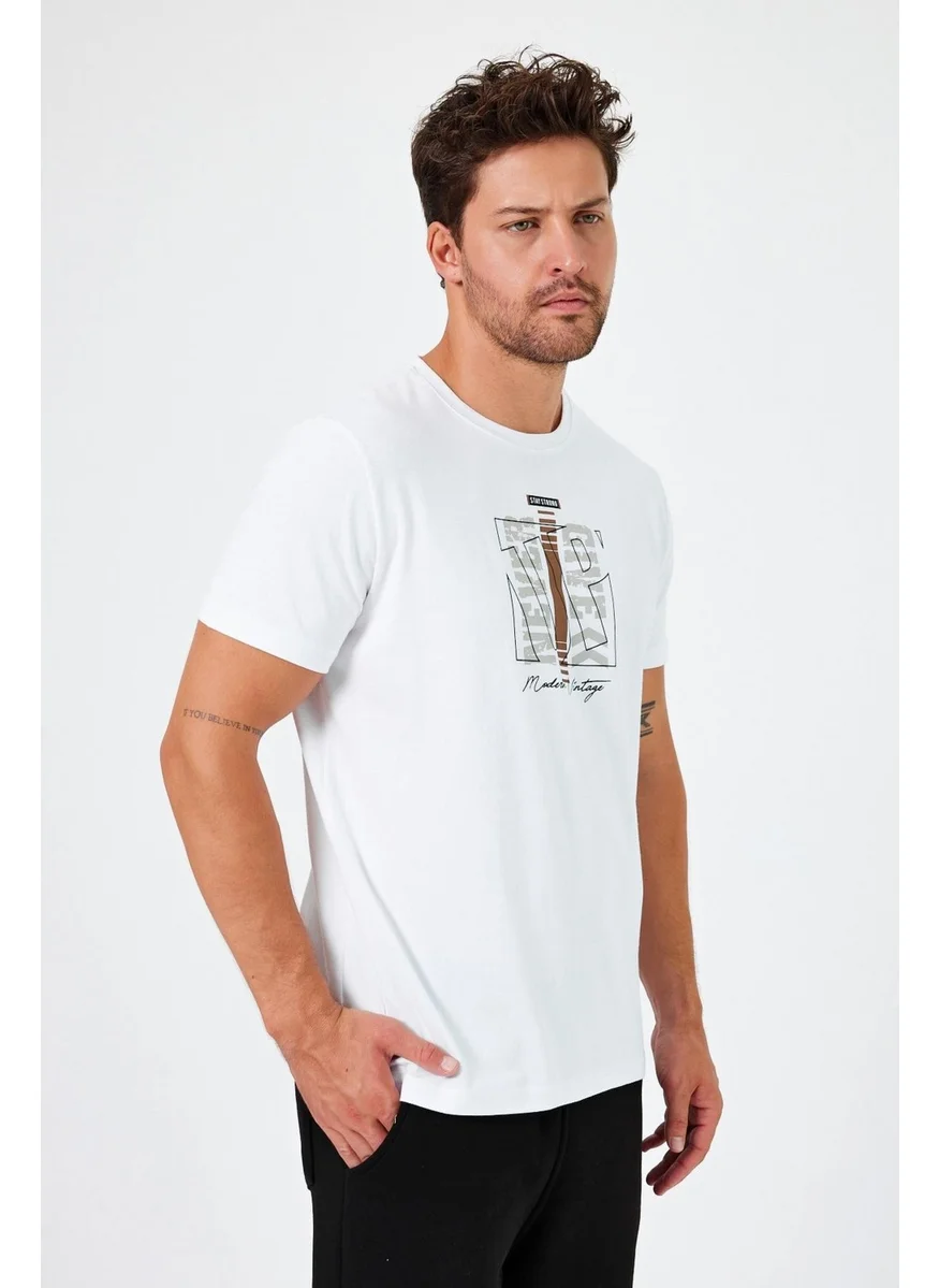Alexander Gardi Printed Regular Fit T-Shirt (E24-00213)