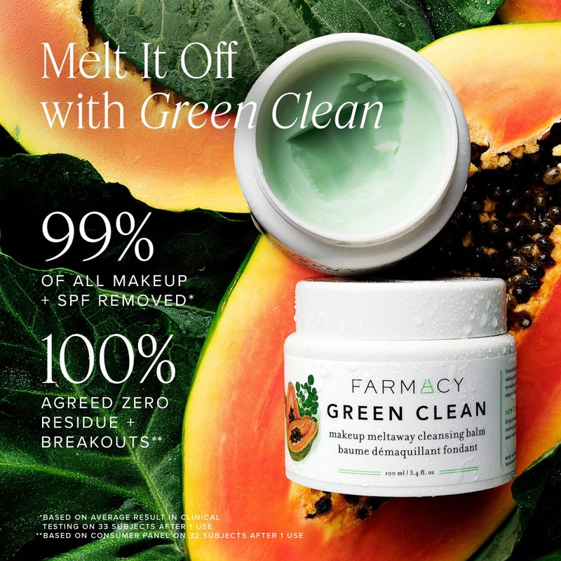 Farmacy Bestsellers Skin Care Set - Includes Green Clean Cleansing Balm, Wake Up Honey Eye Cream, Honey Halo Face Moisturizer + Lip Smoothie - Travel Size Skincare for Healthy, Glowing Skin (4 Count) - Image 5