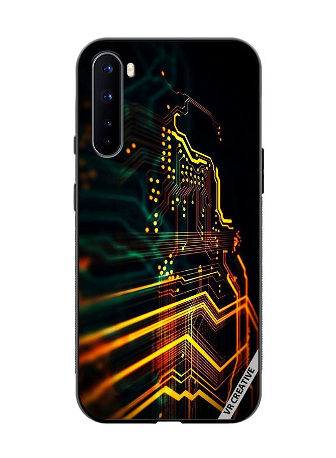 VR CREATIVE Protective Case Cover For OnePlus Nord Electronics Design Multicolour - Image 1