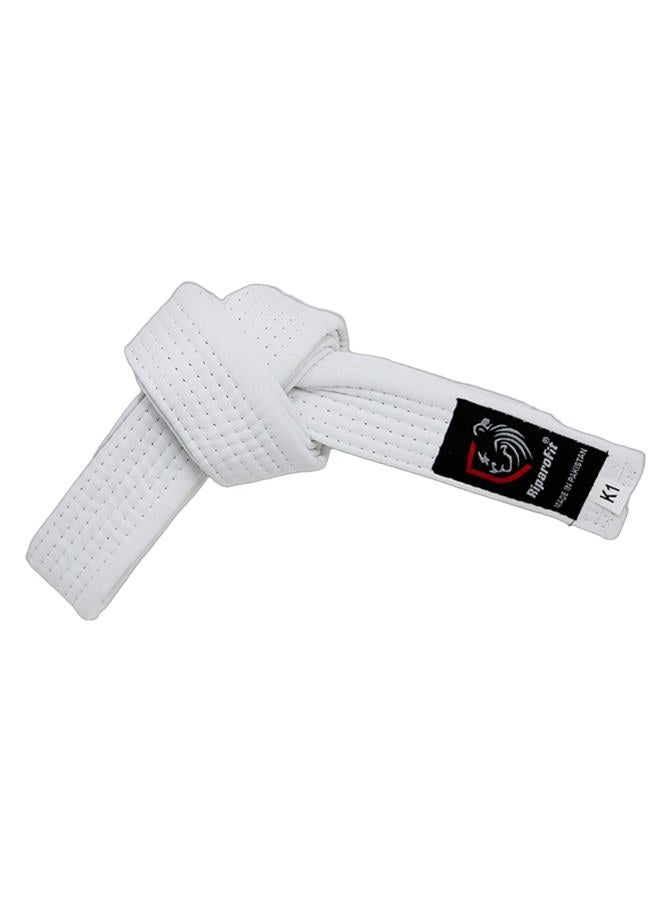 RiparoFit (K3, White) - Brazilian Jiu Jitsu BJJ Pro Belts - Image 1