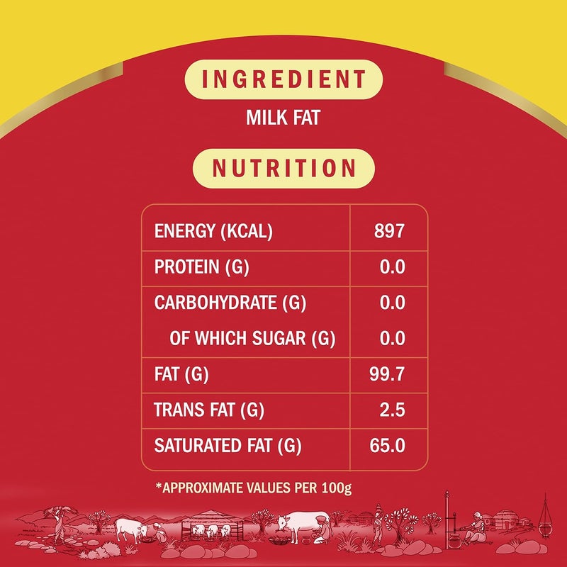 Aashirvaad Svasti Pure Cow Ghee 500ml - Image 2