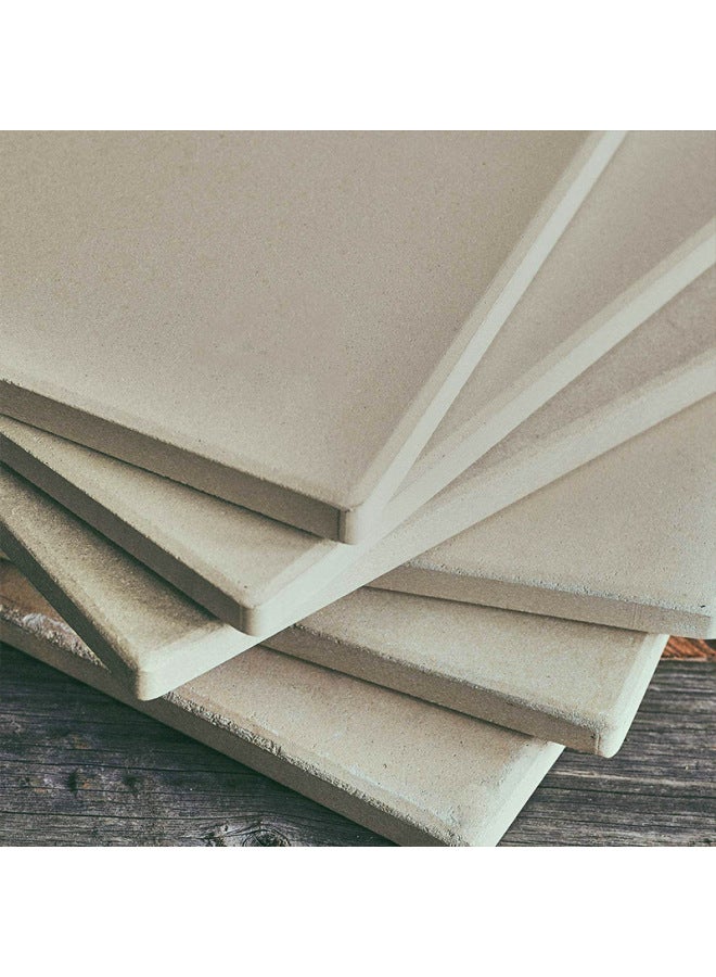 Square Pizza Stone Pizza Stone Roasting Stone Baking Slate High Temperature Cordierite Bread Pizza Tray-Specifications:265*255*8mm - Image 4