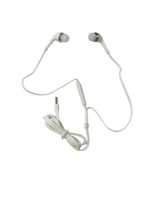 Original wired headset is compatible with iPhone 6, Samsung Galaxy and all mobile phones that use a 3.5 mm jack with a microphone and volume control, white color - pzsku/Z8AC303FD769AE5D51625Z/45/_/1714178337/d26c58de-6f8e-4a81-8665-014453c61a94