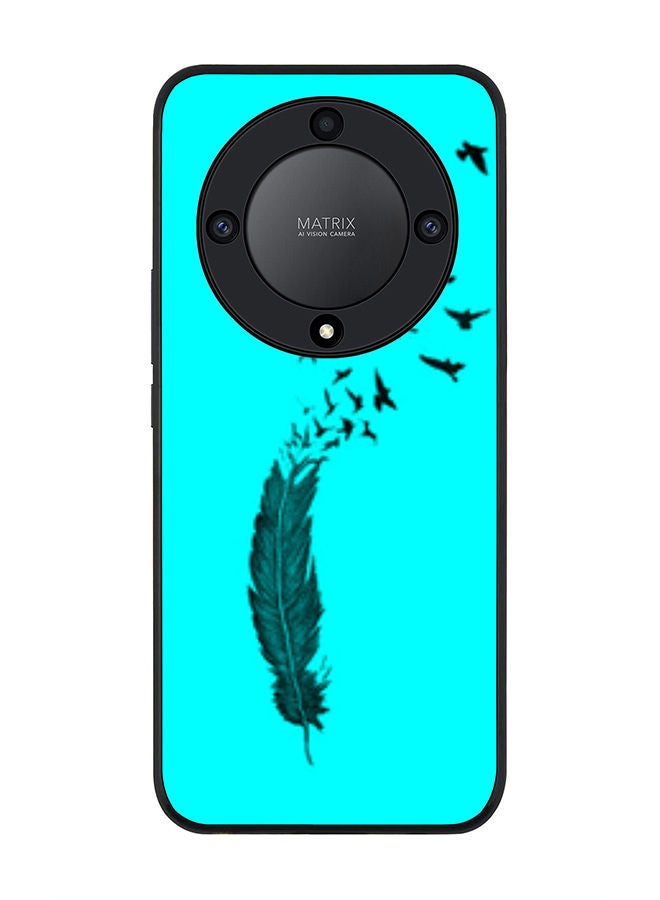 Stylizedd Rugged Black edge case for Honor X9a 5G Slim fit Soft Case Flexible Rubber Edges Anti Drop TPU Gel Thin Cover -  Birds Of A Feather - Image 1