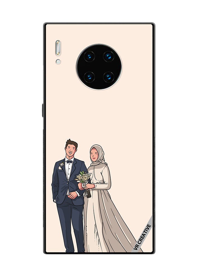 VR CREATIVE Protective Case Cover For Huawei Mate 30 Pro Wedding Design Multicolour - Image 1