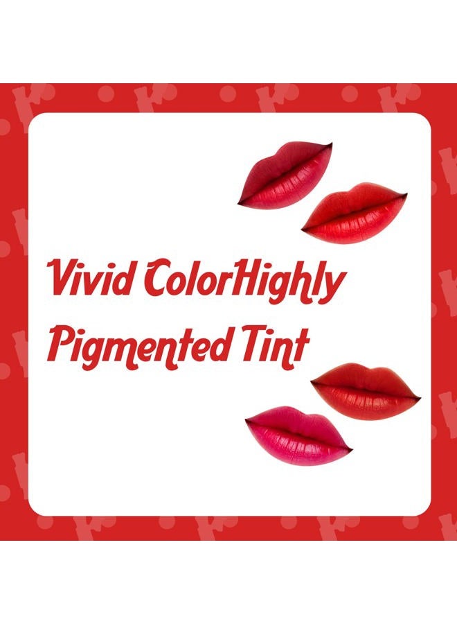 THESAEM Saemmul Water Candy Tint #2 Apple - High Pigment Long Lasting Lip Stain Juicy Fruity Vivid Colors – Transfer Proof, Weightless & Smudge Proof, 0.3 fl.oz. - Image 4