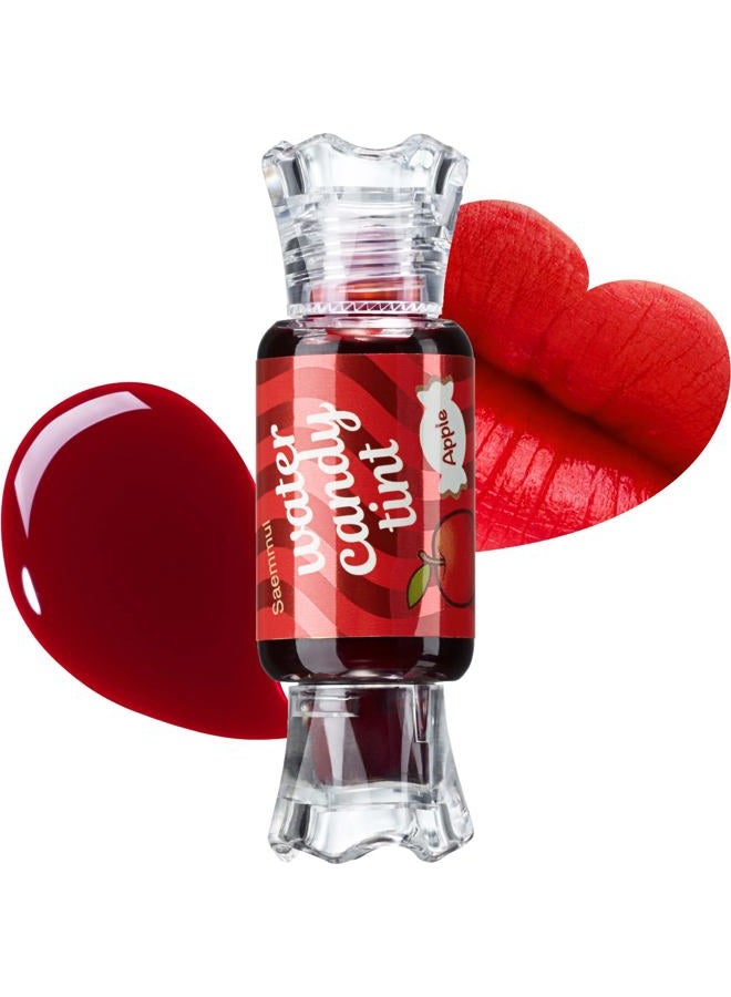 THESAEM Saemmul Water Candy Tint #2 Apple - High Pigment Long Lasting Lip Stain Juicy Fruity Vivid Colors – Transfer Proof, Weightless & Smudge Proof, 0.3 fl.oz. - Image 1