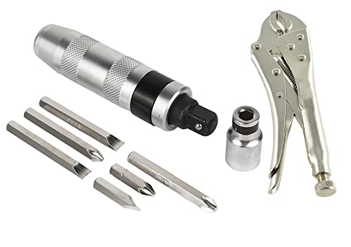 Digital Craft Combo 2 Items with Impact Screwdriver Set MultiPurpose Chrome Vanadium Steel Portable Screw Driver Chisel Bits Professional Tools - Image 1