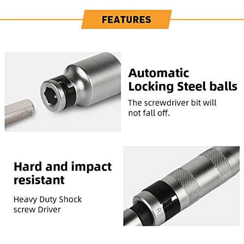 Digital Craft Combo 2 Items with Impact Screwdriver Set MultiPurpose Chrome Vanadium Steel Portable Screw Driver Chisel Bits Professional Tools - Image 3