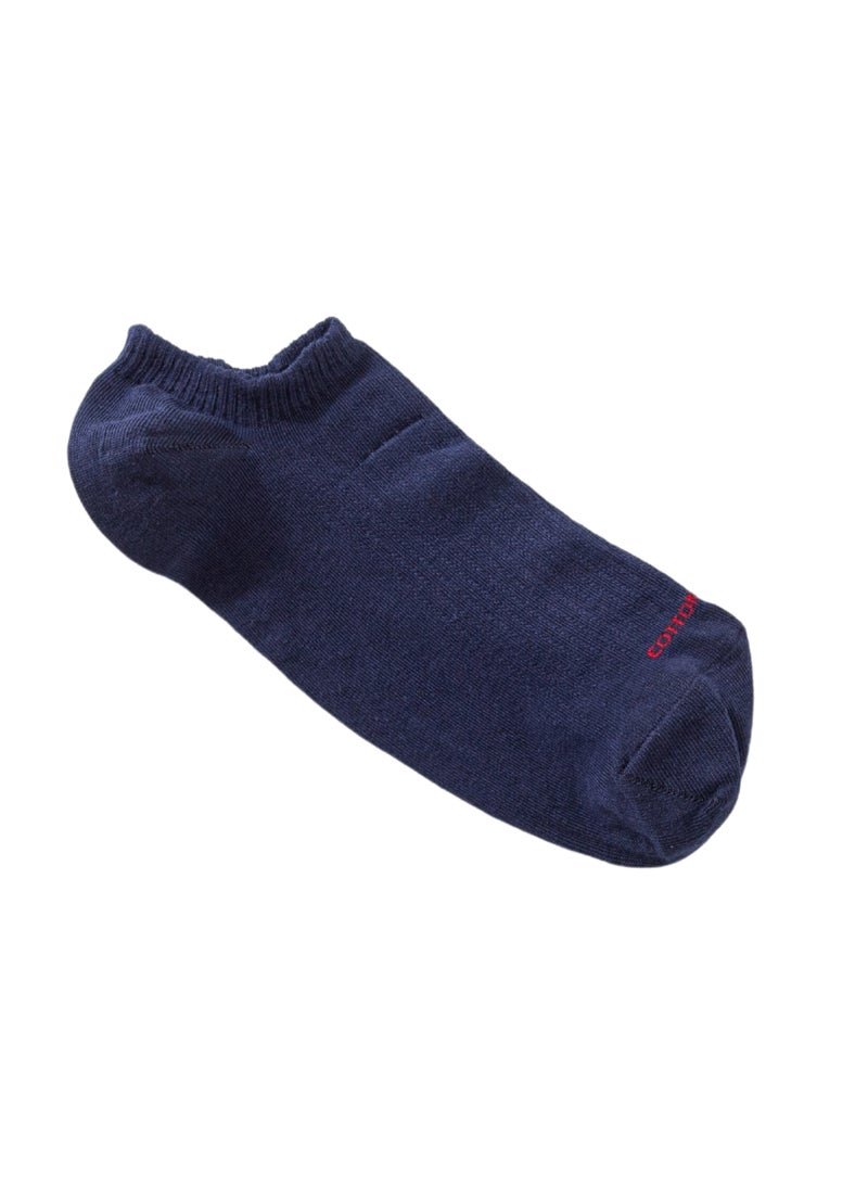 Cottonil Pack of 3 Unisex Mini Socket Socks - Navy - Image 3