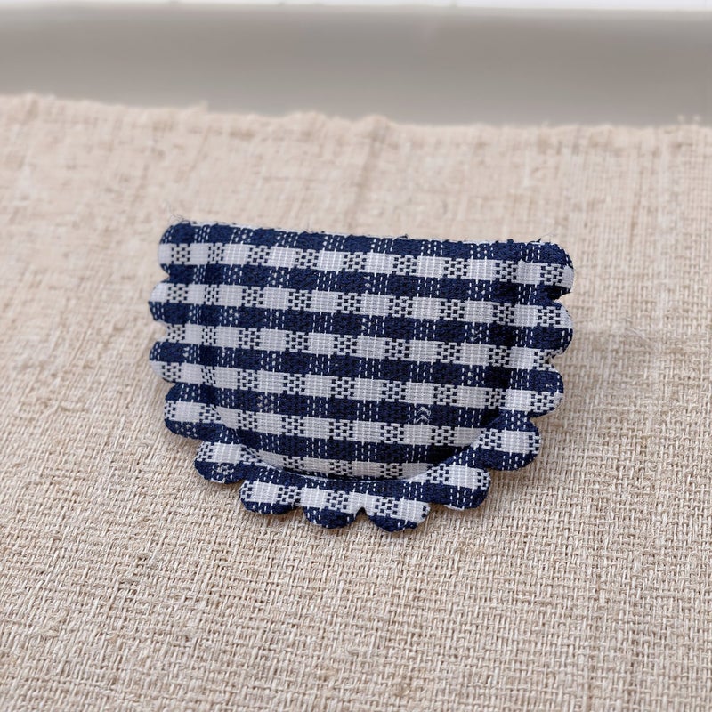 Lightweight Portable Gingham Fabric Patches Mini Applique for Outdoor Handmade Activity - Image 5