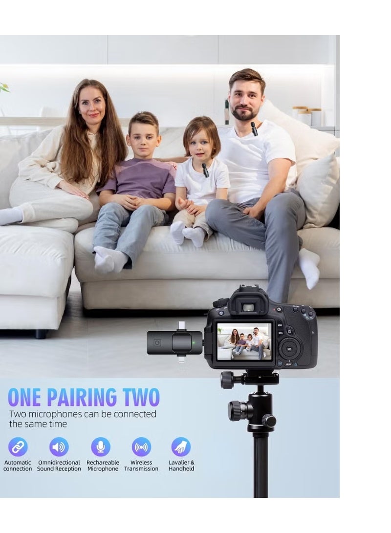 3-in-1 Portable Wireless Mic System – Real-Time Sound for Any Device - Image 4