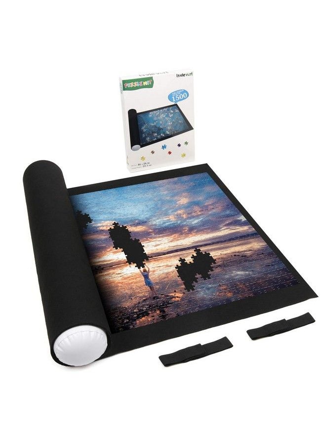 Lavievert - Jigsaw Puzzle Roll Mat Puzzle Storage Puzzle Saver Environmental Friendly Material Store Jigsaw Puzzles Up To 1 500 Pieces - Image 1