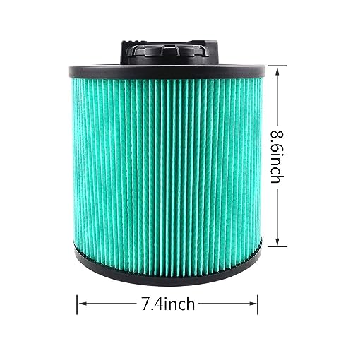 ANBOO 2 Pack DXVC6914 HEPA High Efficiency Cartridge Filter Fit for Dewalt 616 Gallon WetDry Vacuum Cleaners DXV06P DXV09P DXV10P DXV10PL DXV10SA DXV12P DXV14P DXV16P - Image 3