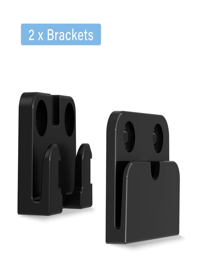 Probebi Retractable Baby Gates, Black, Plastic, 55" W x 34" H, Door Mount, Buckle Closure, 1 Pack - Image 3