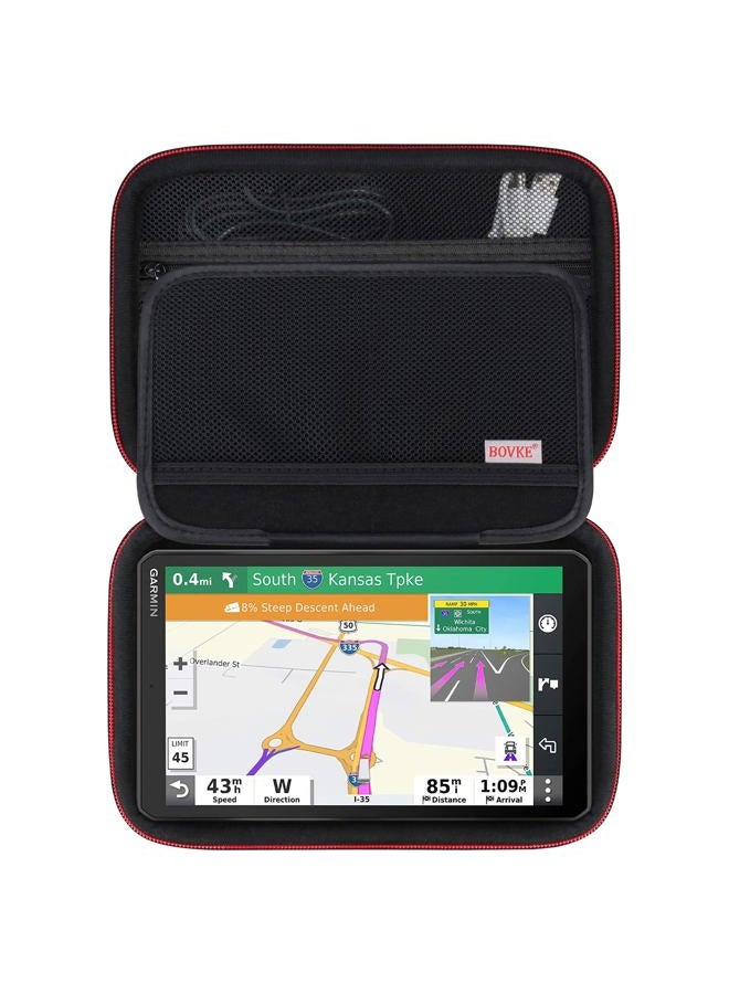 bovke Carrying Case for GiiKER, GiiKER Storage Bag, Mesh Pocket for Extra Accessories, Black+Black - Image 1