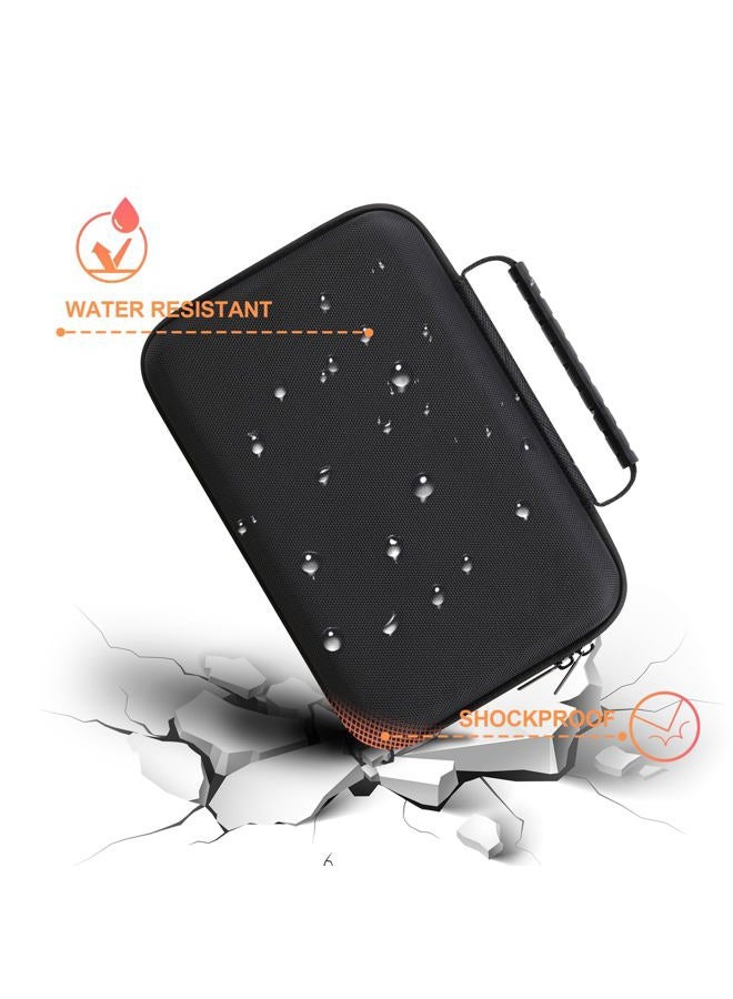 bovke Carrying Case for GiiKER, GiiKER Storage Bag, Mesh Pocket for Extra Accessories, Black+Black - Image 5