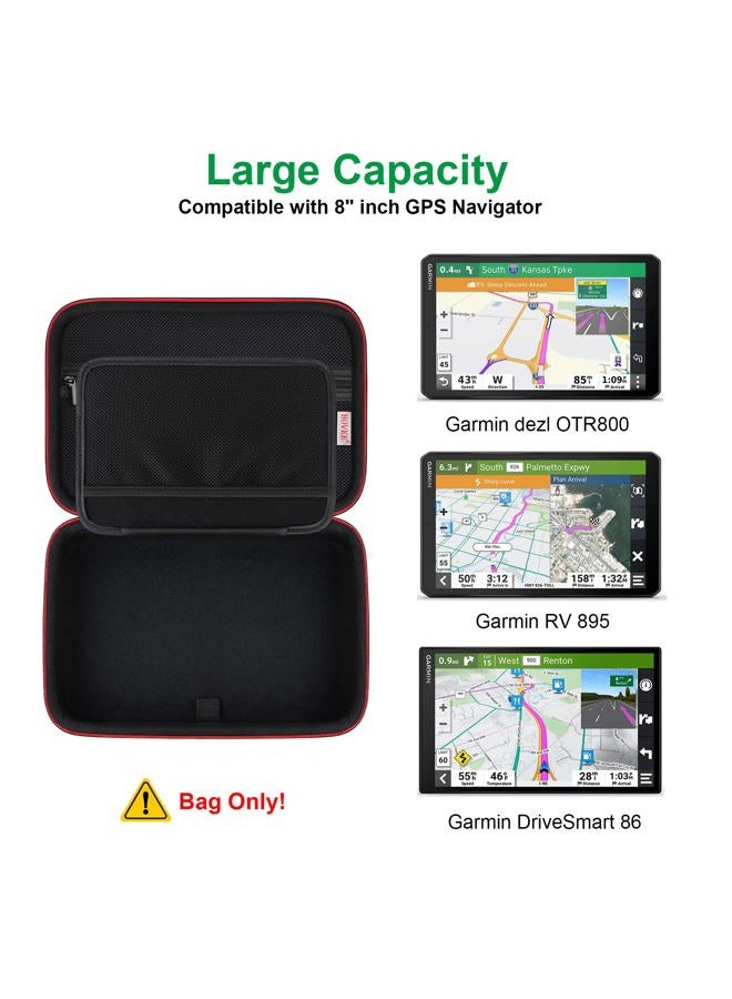 bovke Carrying Case for GiiKER, GiiKER Storage Bag, Mesh Pocket for Extra Accessories, Black+Black - Image 2
