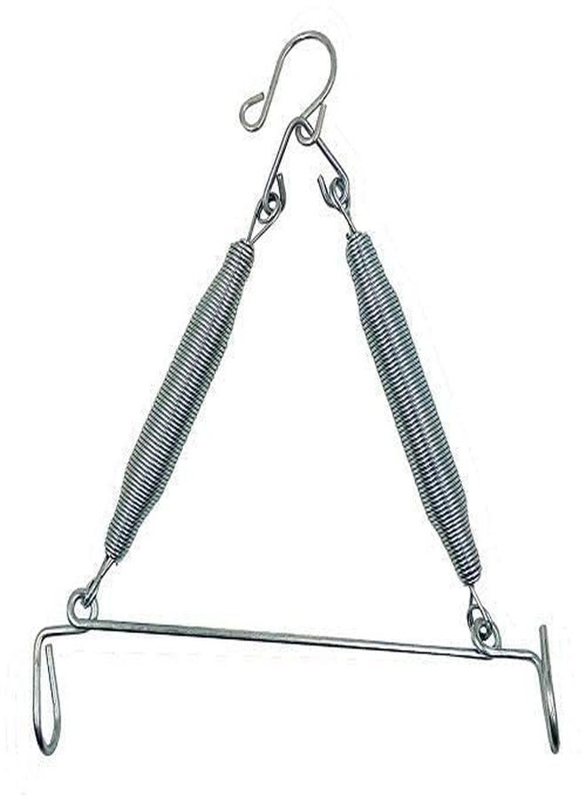 SJ SHINE Spring for Baby Hanging Cradle Stainless Steel Heavy Action Spring, Infant Jhula Swing Stainless Steel Spring Set Triangle, thottil kambi Hook, jhoola, palna, jula, Swings (Triangle-15 kg) - Image 1