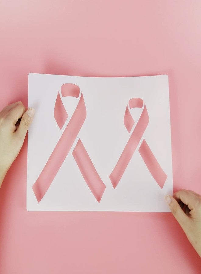 CODOHI 2 Pcs Awareness Ribbon Stencils A4 Size - Image 3