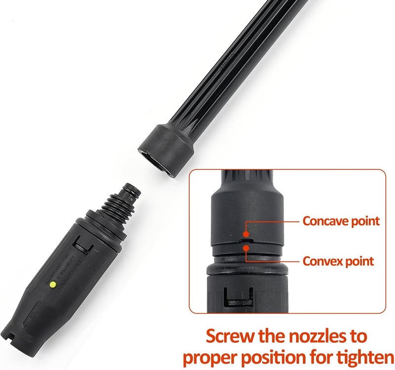 BEAR FORCE High Pressure Water Spray Gun Wand Nozzle, Replacement Pressure Washer Gun Compatible with Portland Pulsar Husky Powerwasher TaskForce TaskMaster ShopForce Electric Pressure Washers - Image 5