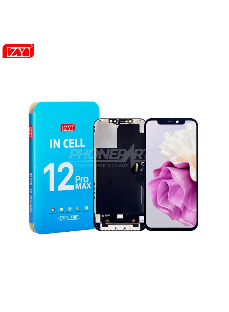 zy LCD Screen Replacement For iPhone 12 PRO MAX  - Image 1