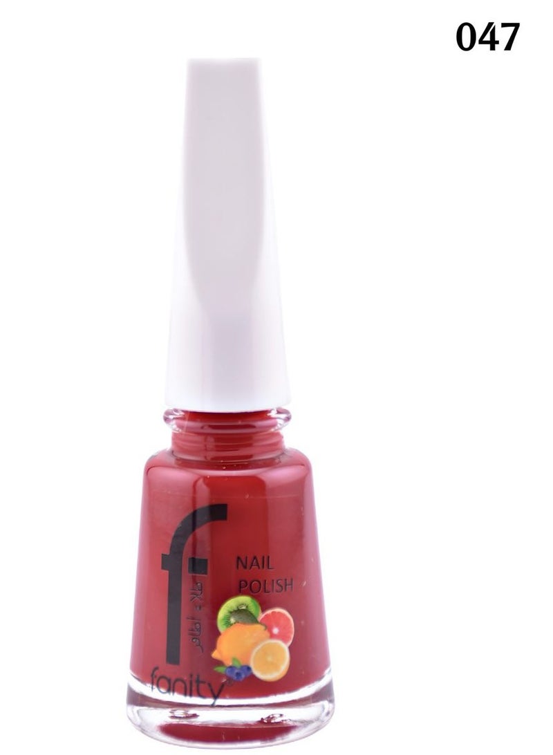 Fanity Nail Polish – Shade 047 + Free Nail Polish Remover - Image 1