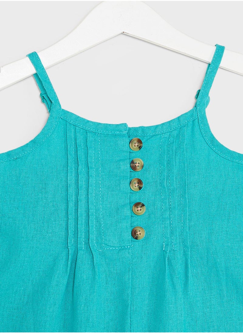 Cotton On - Kids Button Front Playsuit - Image 1